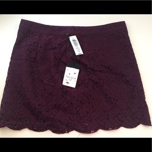 NWT Talula Purple Lace Skirt from Aritzia